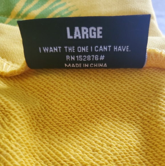 Pleasures Freeze Cardigan Yellow NWT - Picture 13 of 14